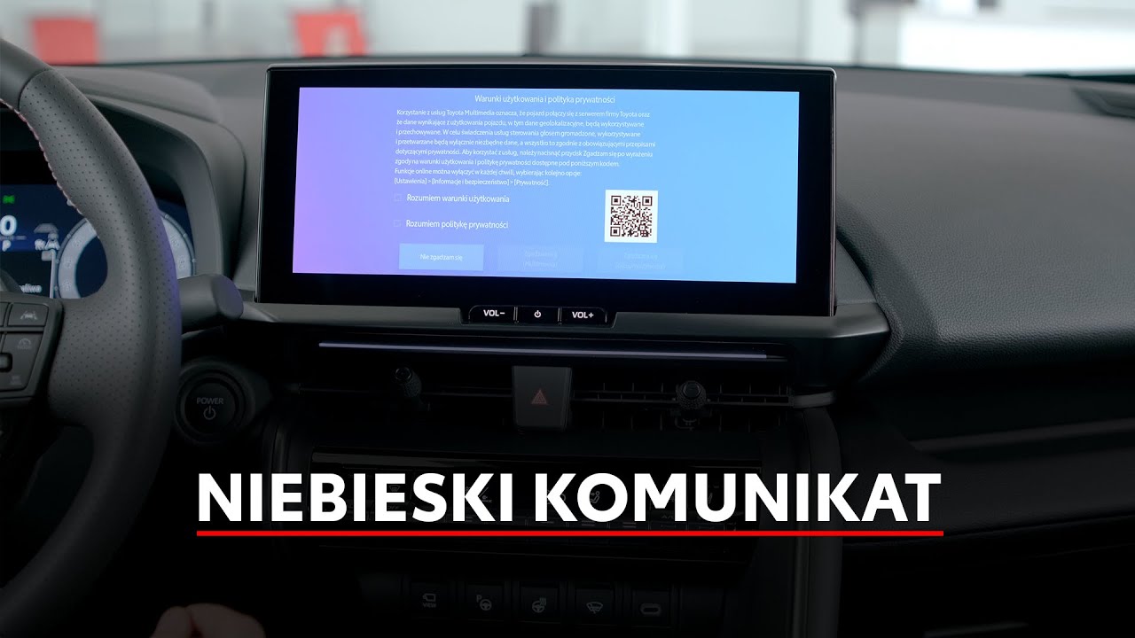 Niebieski komunikat na ekranie Toyoty? Zobacz jak sobie z nim poradzić!