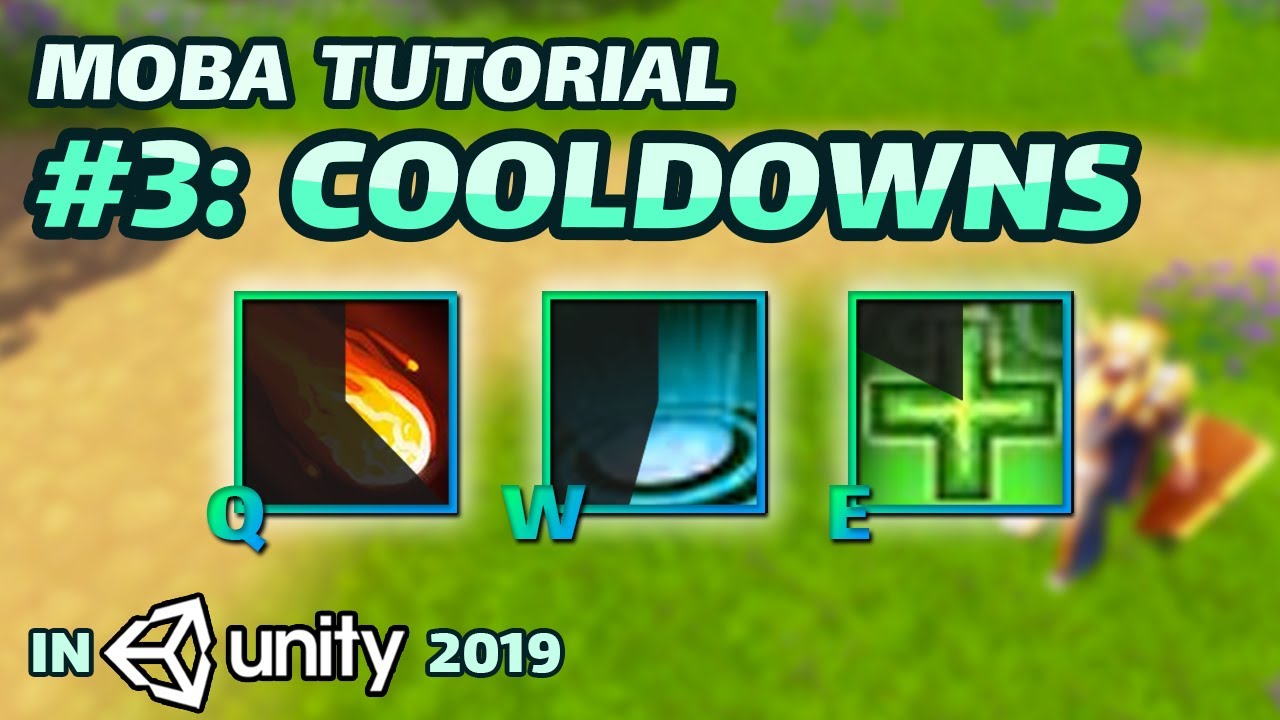 [OLD VERSION] Making A MOBA Character #3: ABILITY COOLDOWN ICONS (Unity 2019 Tutorial)