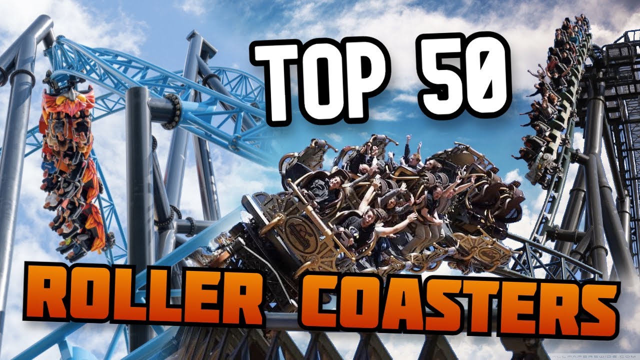 Top 50 Roller Coasters in the World (June 2023)
