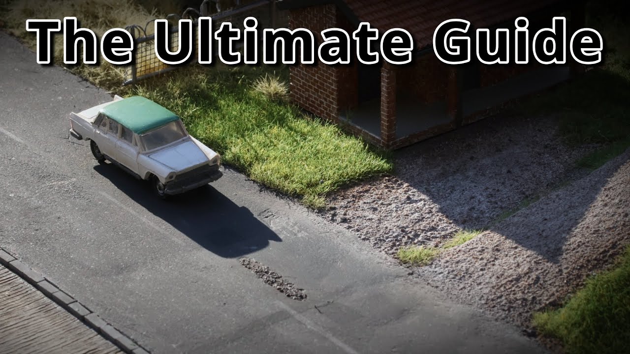 Learn to make super realistic model roads in 21 minutes
