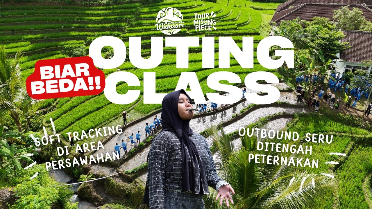 TRACKING DAN OUTBOUND SERU DI RAJENDRA FARM - DESA WISATA WIDOSARI