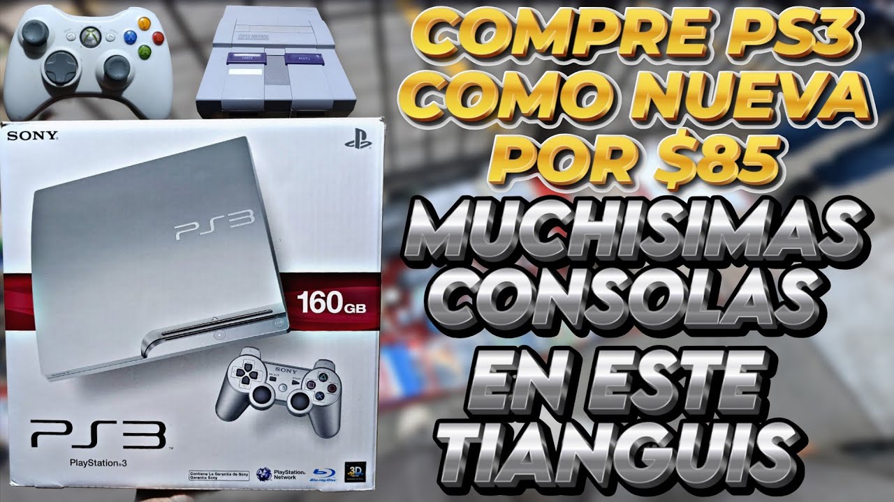 Play Station 3 Nueva En El Tianguis!! Chachareando Videojuegos Xbox 360 controles Lote De Consolas
