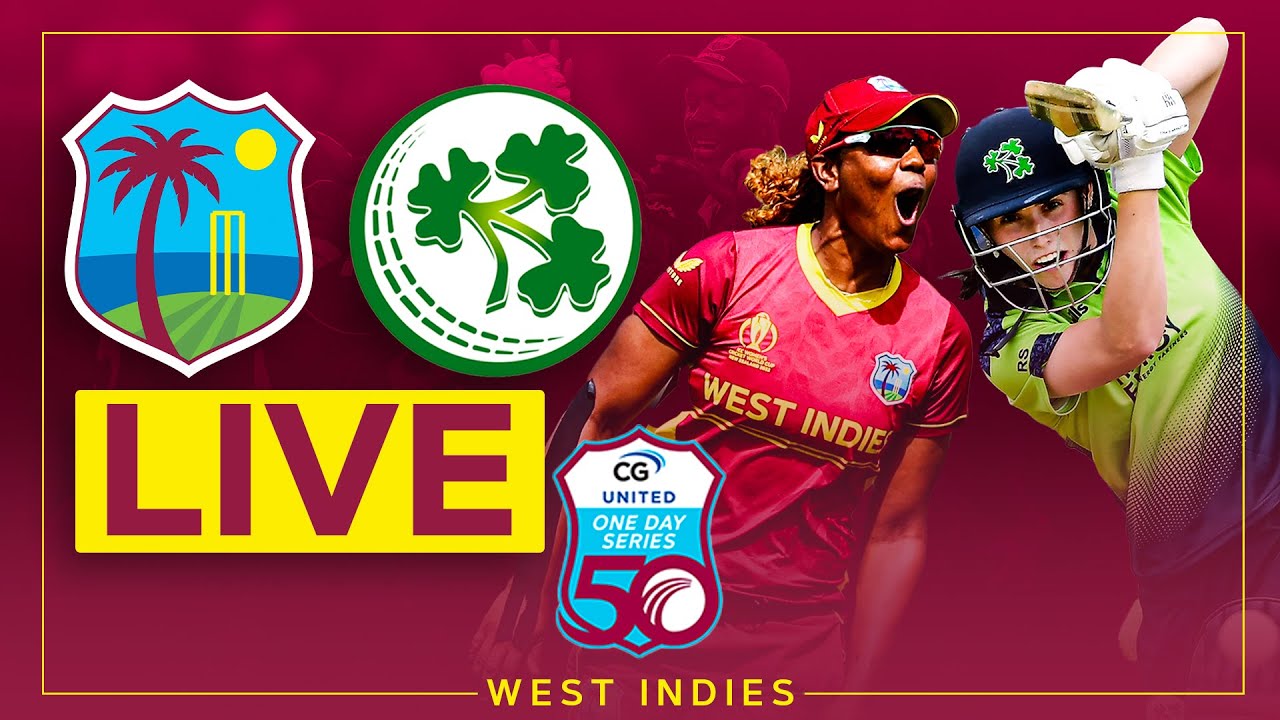 🔴 LIVE | West Indies Women v Ireland Women | CG United ODI Series | 3rd ODI