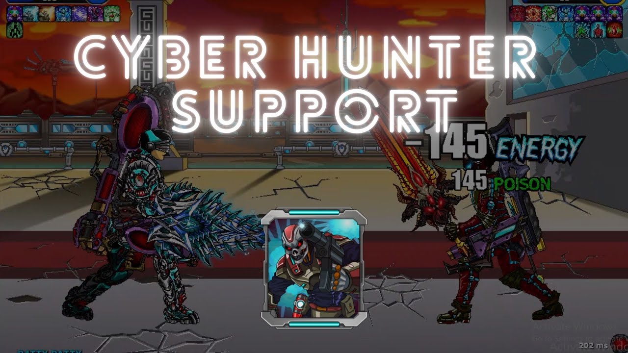 Epicduel : Cyber Hunter Support 1v1  *** ENERGY DRAINING BUILD ***