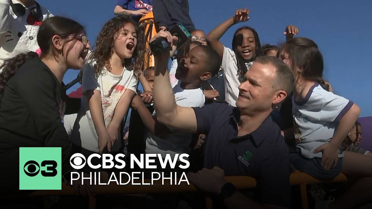CBS Philadelphia's Grant Gilmore gets taste of spring at Cooper River Park