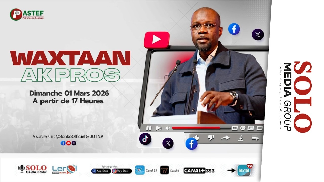 🔴 EN DIRECT | Ousmane Sonko s’adresse à la Nation – Grande annonce imminente