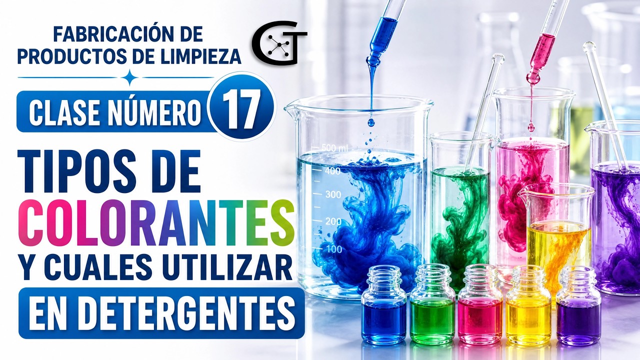 Tipos de Colorantes  y cuales utilizar en detergentes.