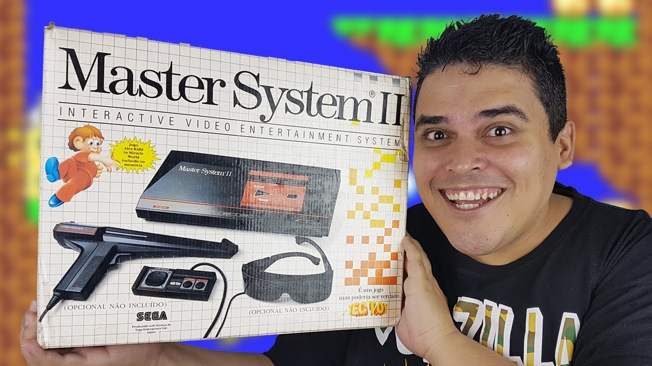 Master System II da Tec Toy - Desencaixotando esta Nostalgia