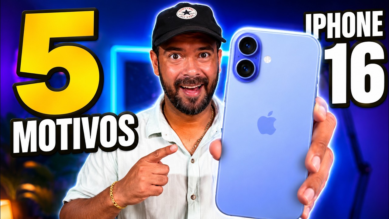 5 MOTIVOS para COMPRAR o IPHONE 16 em 2026! 