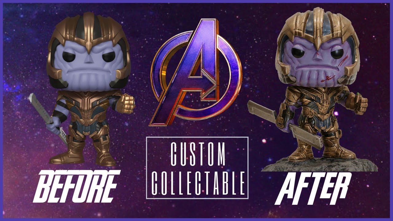 Thanos Pop Vinyl Makeover- Chris Custom Collectables!