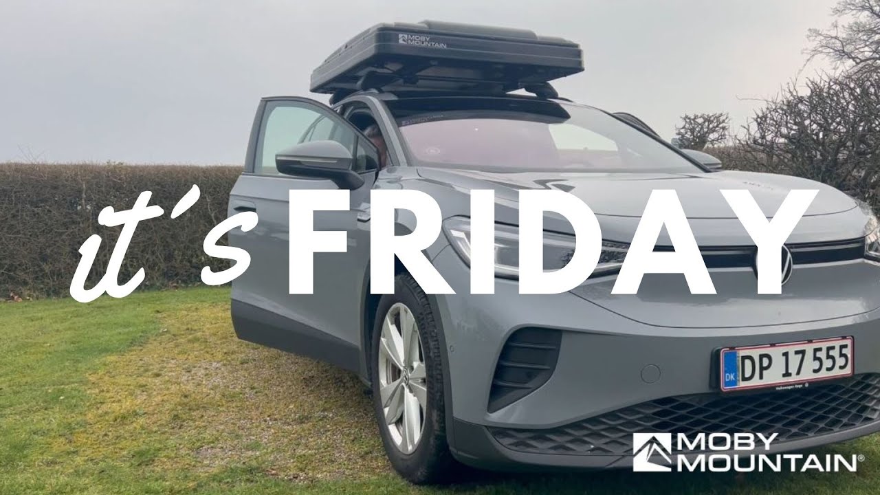 Its friday again  I  VW ID4 Electric car with a Moby Mountain Peak XL Roof top tent.