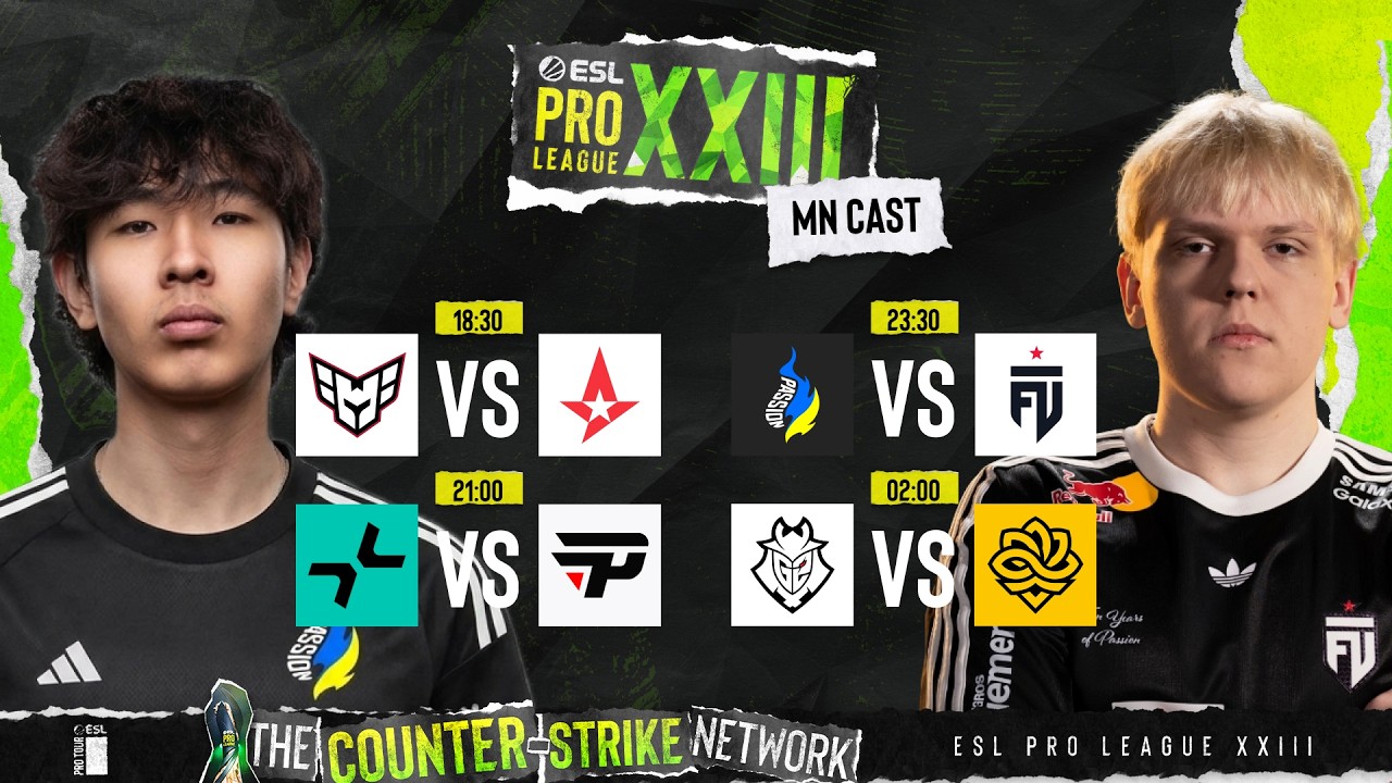 ESL Pro League Season 23 Stage 1 - DAY 2 - MN CAST