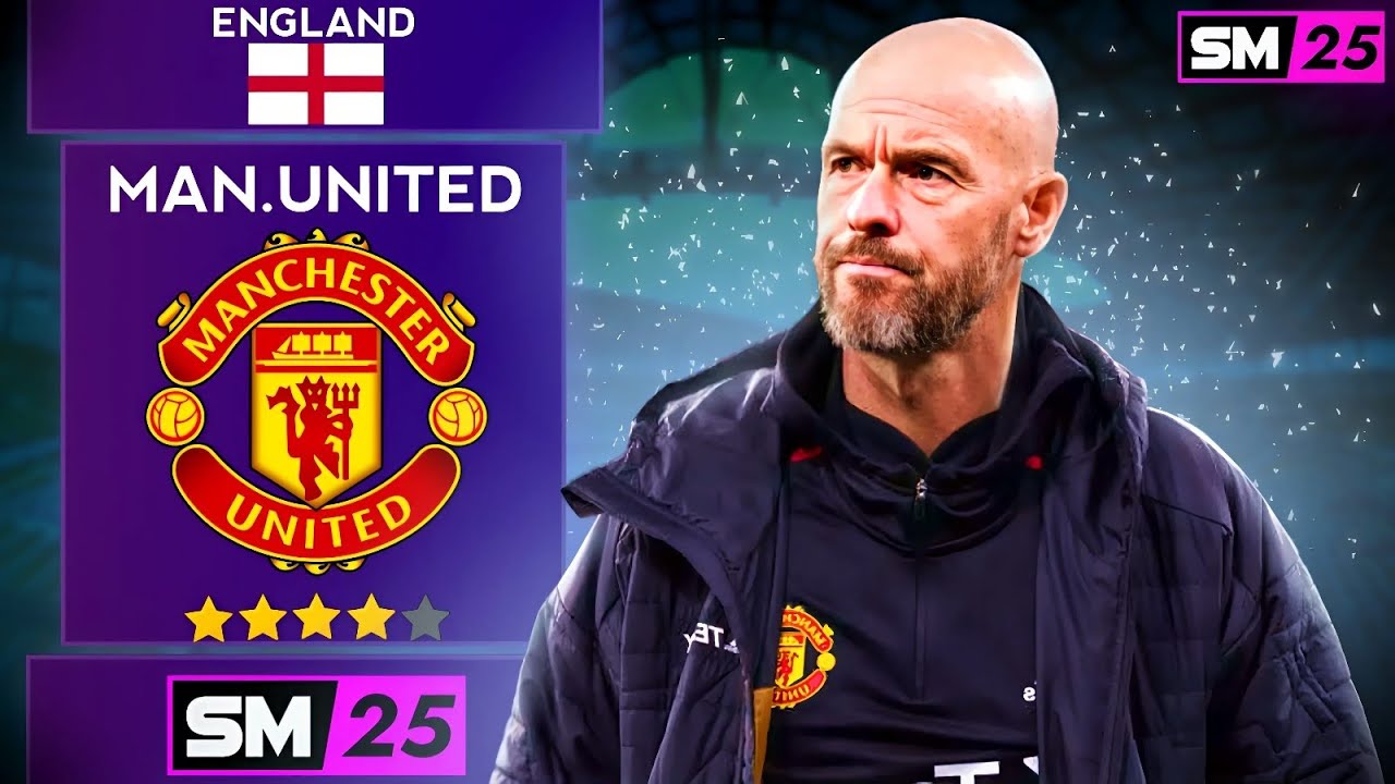 Перестройка за МАНЧЕСТЕР ЮНАЙТЕД в SM25 | Soccer Manager 2025