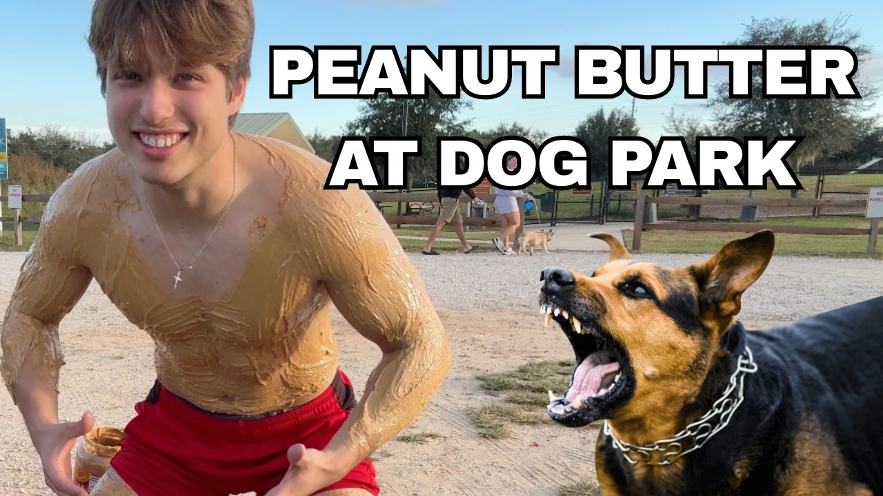 PEANUT BUTTER DOG PARK PRANK!