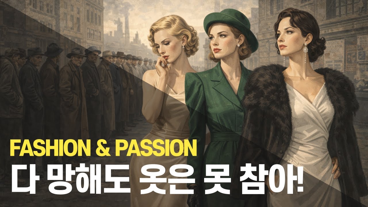 21. 다 망해도 옷은 못 참지! 절망 속에 꽃 피운 스타일 | FASHION & PASSION : 대공황 시대 바이어스 컷