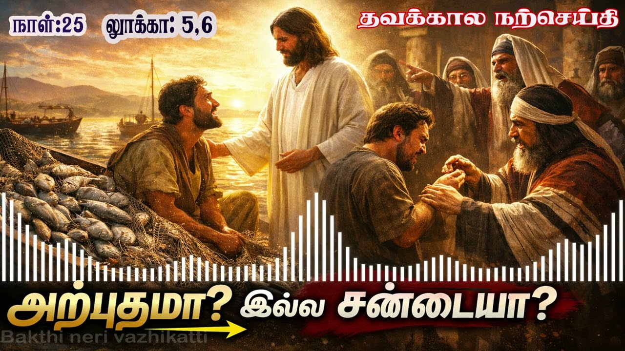 “ஒரு அற்புதம்… ஒரு பெரிய சண்டை! | லூக்கா 5–6” வீடியோ வழி, நற்செய்தி 