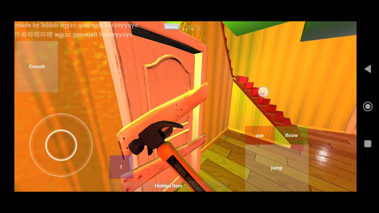 Gameplay hello Neighbor Prototype android by @Harveyyoyo