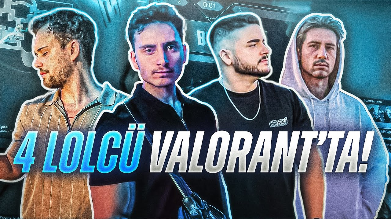 4 LOLCÜ VALORANT OYNARSA NOLUR ?! | Hansuo Plus