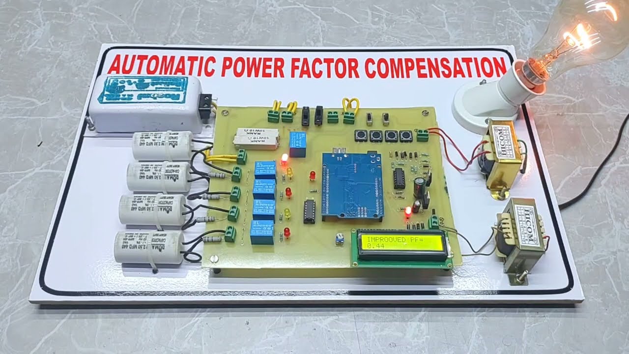 AUTOMATIC POWER FACTOR CORRECTION ( APFC )|| CREATIVITY THINK || #powerfactor #engineering #projects