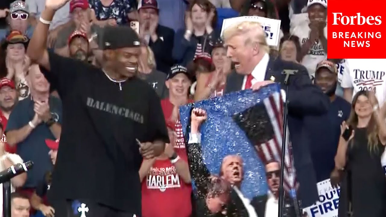 JUST IN: Trump Brings Artist 'Artlanta' On Stage To Sign Work Depicting 'Fight Fight Fight' Moment