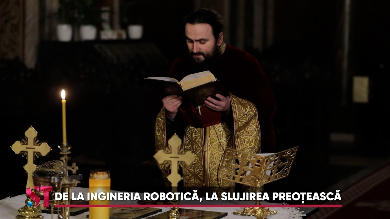Părintele Marius Istrate, fost inginer în industria robotică și tată pentru zece copii