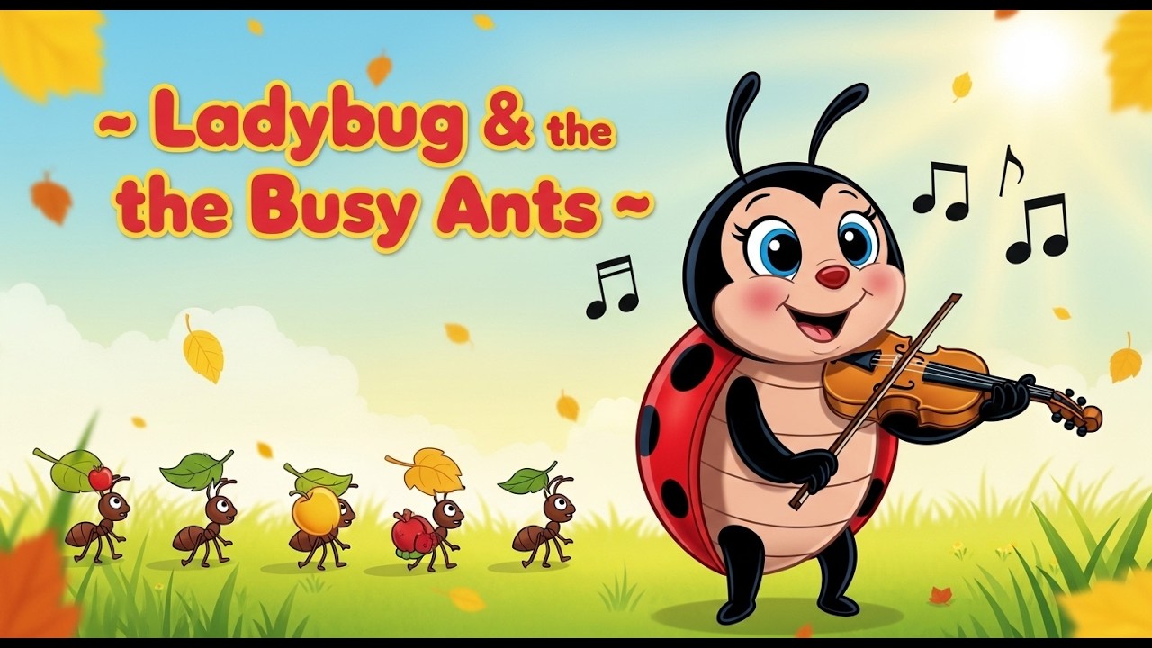 Lady bug and the busy Ants