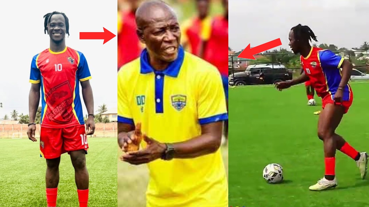 HEARTS NEWS: Prince Owusu Kwabena injury news, Coach Didi Dramani voice out, training update