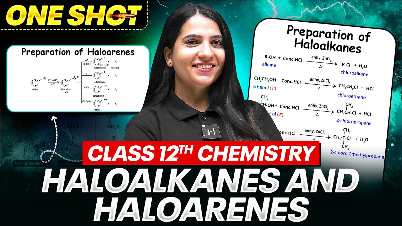 Haloalkanes and Haloarenes Class 12 One Shot | All Concepts, Tricks & PYQs | Power Batch NEET 2026
