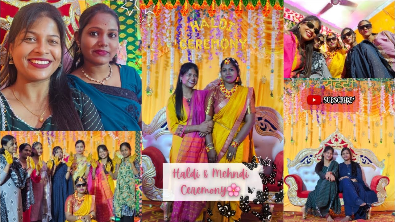 କଣ୍ଢେଇର ମେହେନ୍ଦି ଆଉ ହଳଦୀ ରସମ୍ ରେ ଧୁମ୍ ମସ୍ତି ହେଲା😍 || Sudeepavlogs || Youtube || Likes || Suscribe🌸