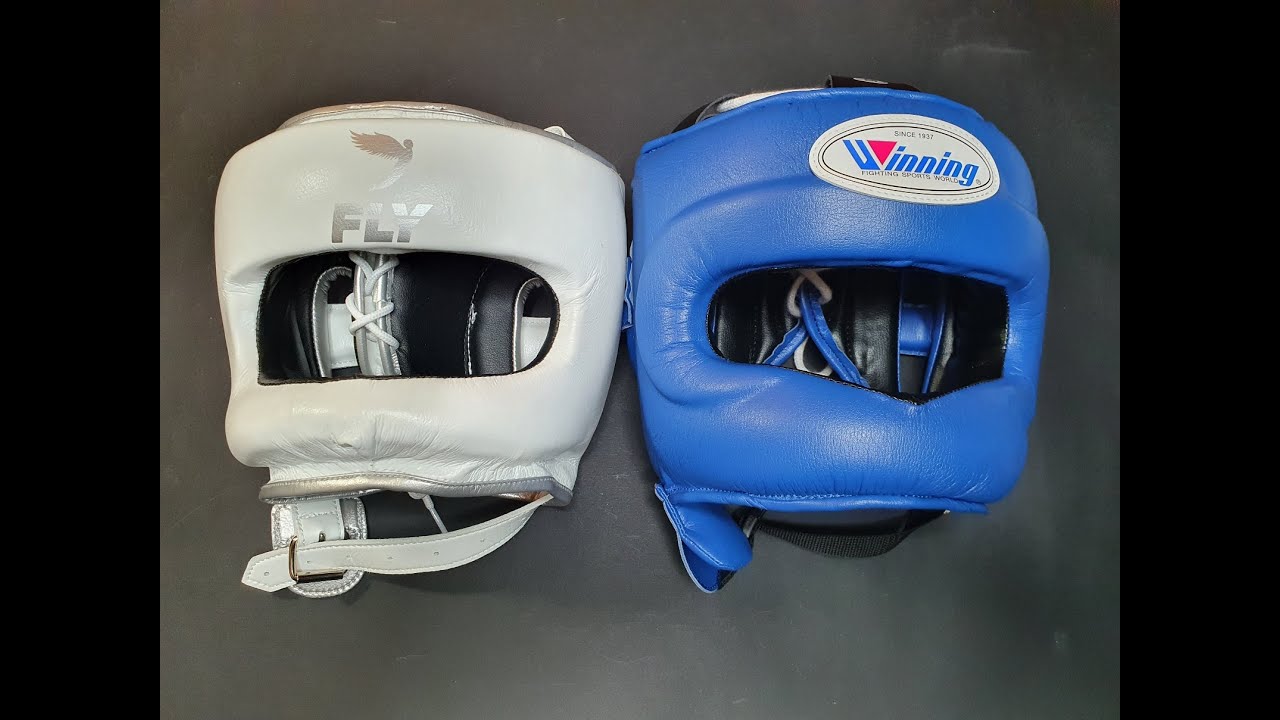 FLY Superbar X Head guard р.L и WINNING FG-5000 Full Face Training Headgear - Обзор и сравнение