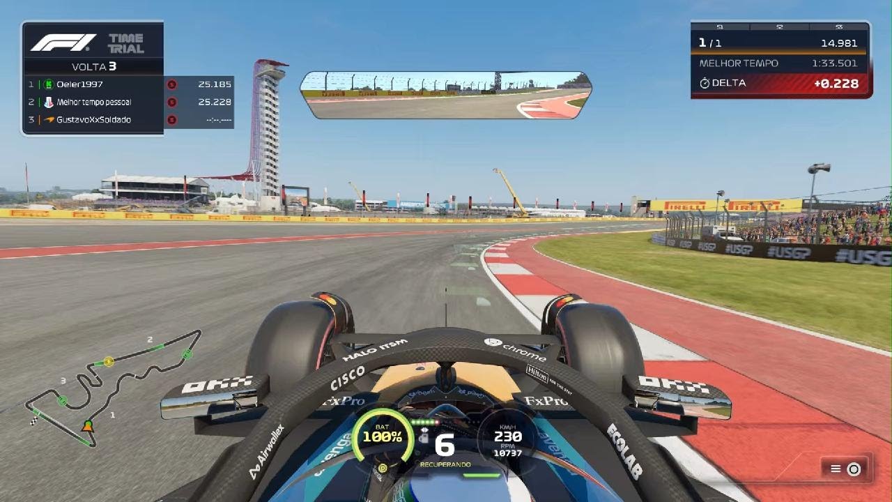 F1 25 início  treino para segunda etapa C3 e Senior Dicasf1