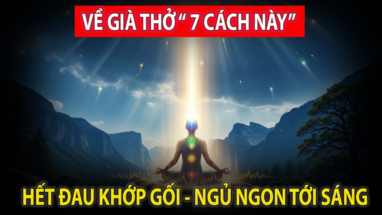 7 Cách Thở Tụ Khí Đan Điền Tại Giường Giúp Giảm Đau Khớp Gối | Người Trên Lớn Tuổi Không Thể Bỏ Qua