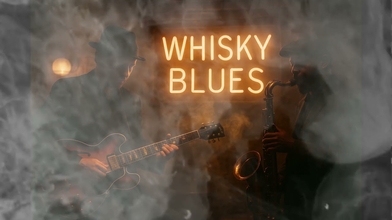 Whisky Blues – 1 Hour of Smooth Electric Guitar & Saxophone Bar Sessions