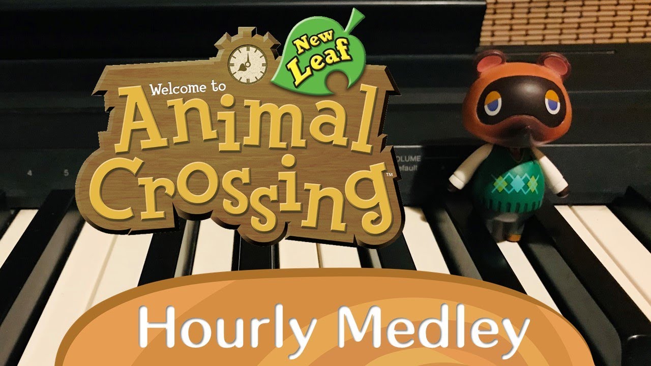 Animal Crossing: New Leaf - Hourly Theme Piano Medley