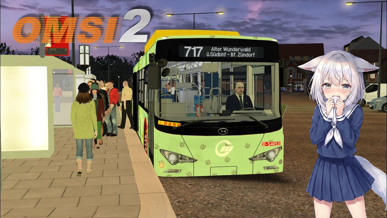 OMSI2 | Winsenburg | Boss: Why 3 Buses on One Route? Me: See VCR | Line 717 ⇒Alter Wunderwald