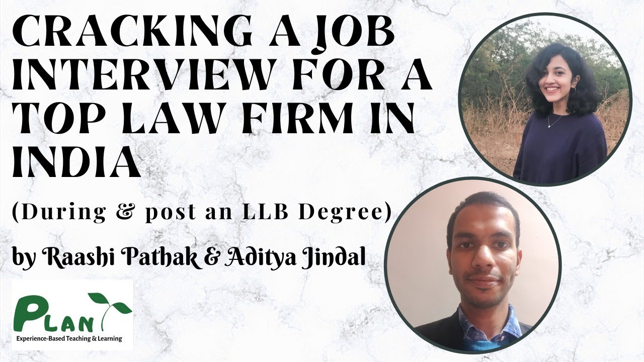 Cracking a Job Interview for a Top Law Firm in India