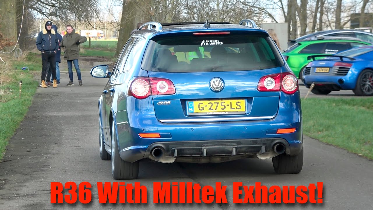 Volkswagen Passat R36 VR6 with RK Custom Straight Exhaust - LOUD Revs, Accelerations, PURE Sound!