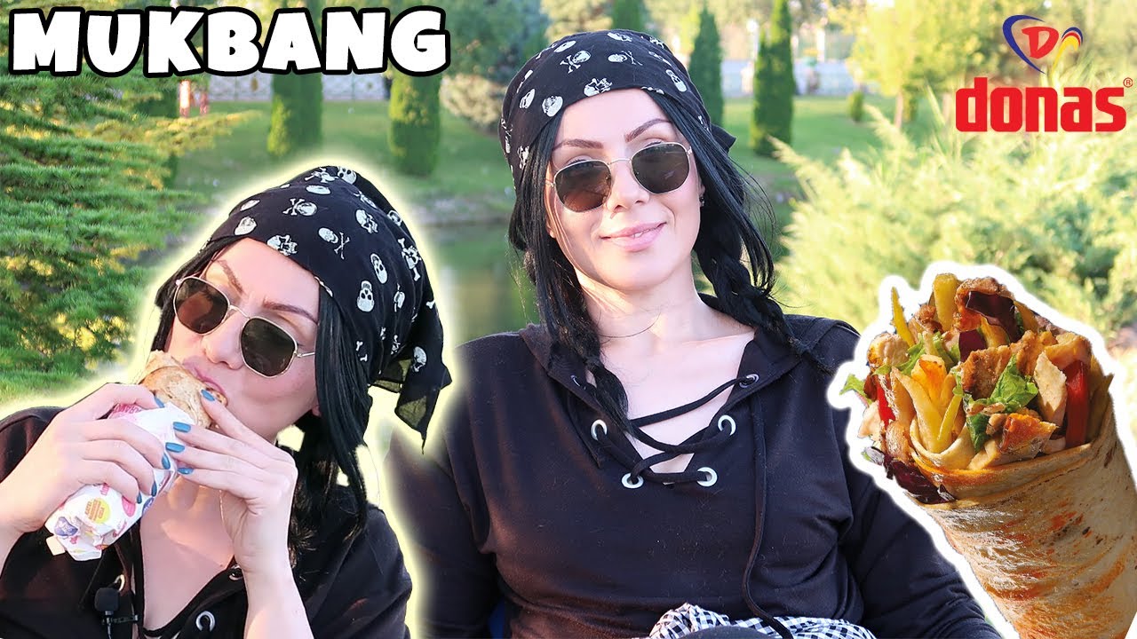 Erkekler Kadınlara Neden Bakar? DONAS'IN YENİ TAVUK DÜRÜMÜ MUKBANG | Mukbang Türkçe