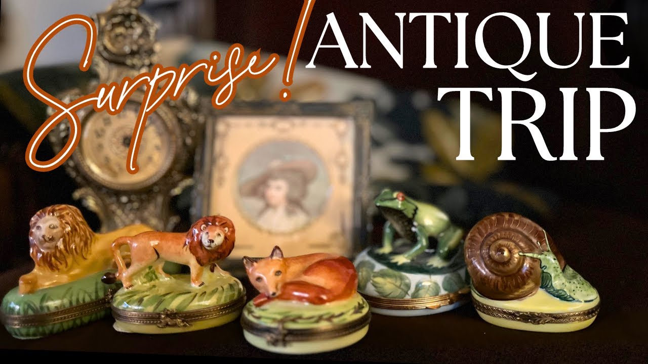 SURPRISE ANTIQUE TRIP! / Thrifting Antiques & Vintage Treasures