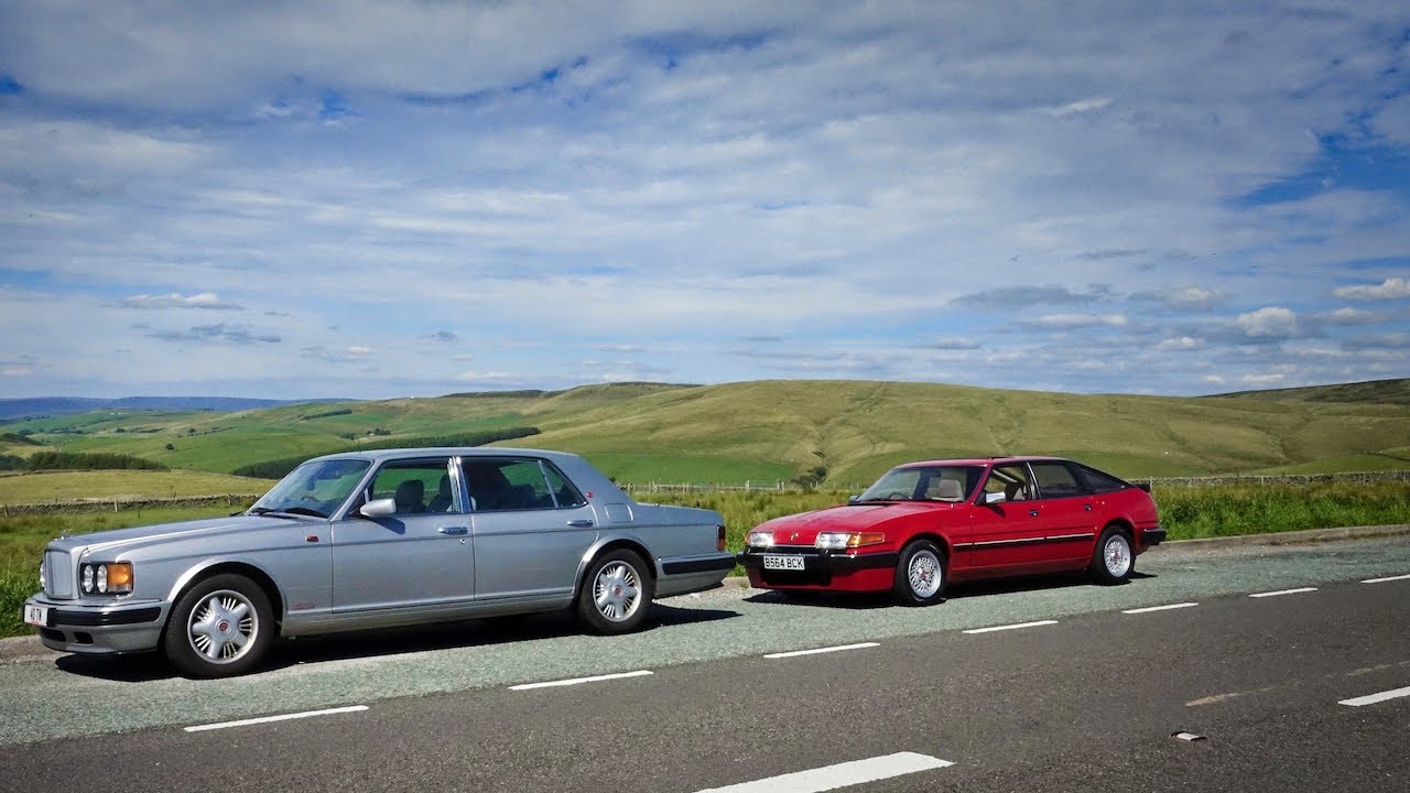 Buxton to Goyt Valley July 2020 Rover SD1 Vitesse and Bentley Turbo R