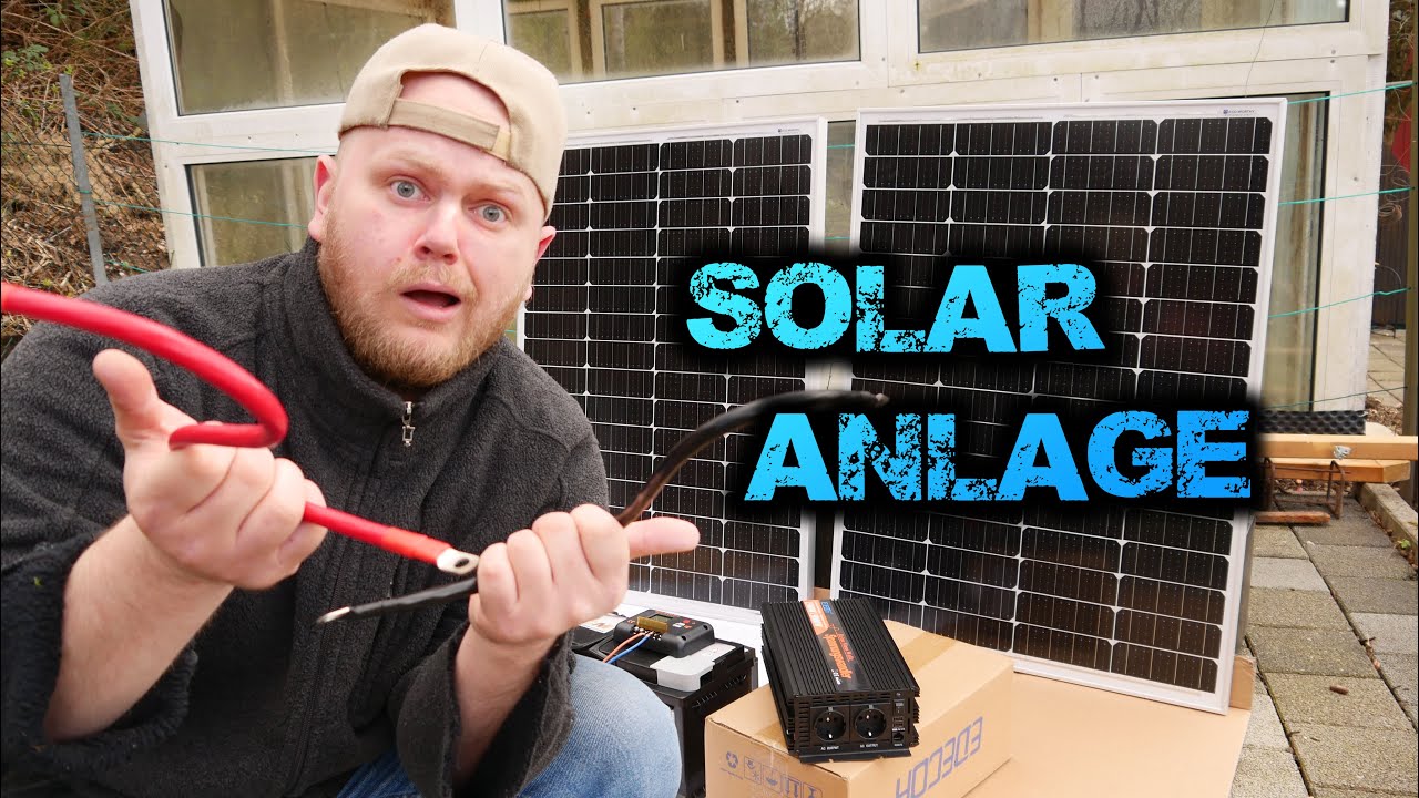 240 Watt SOLAR ANLAGE für Schrebergarten| Details und Anbau