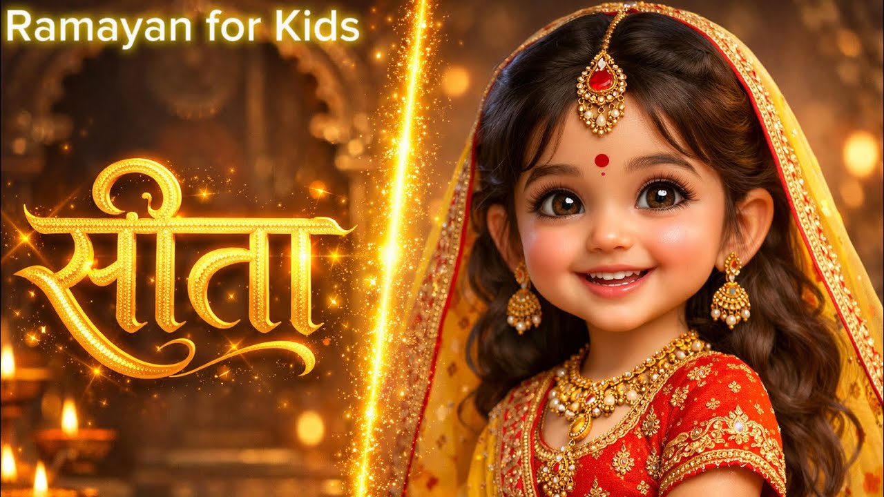 जनक दुलारी सिया | Janka dulari Sita| A beautiful song showing birth story of Sita|Learn Ramayan kids