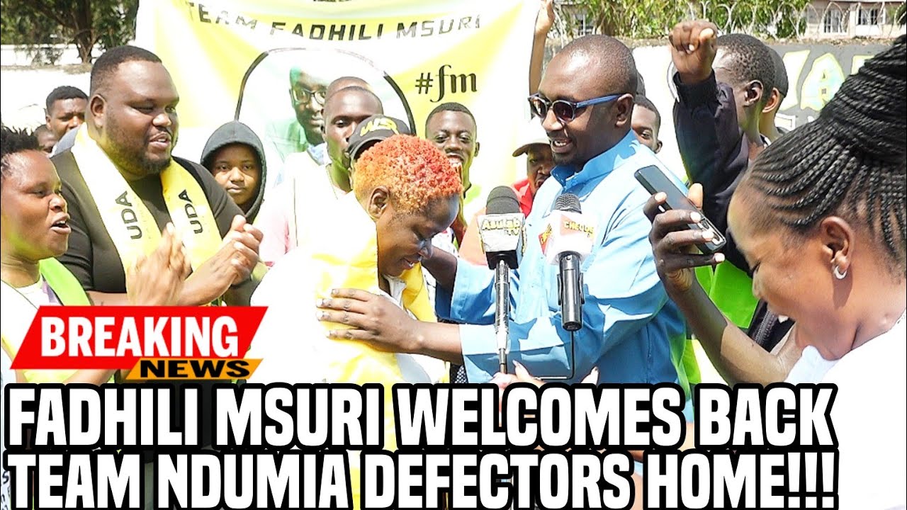 2027 NTE MP Hopeful Fadhili Msuri Issues Tough WARNING to Wakili Ndumia as Defectors are READMITTED