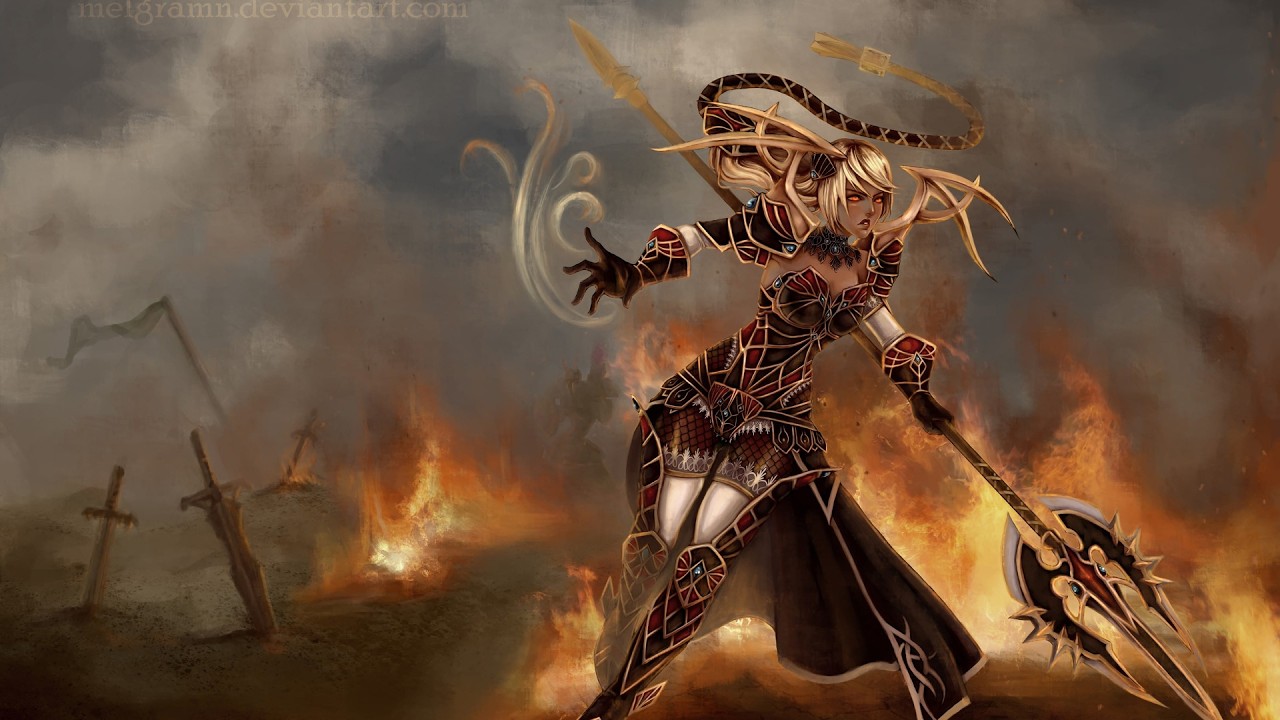 Harbinger of War Janna Custom Skin Preview - League of Legends