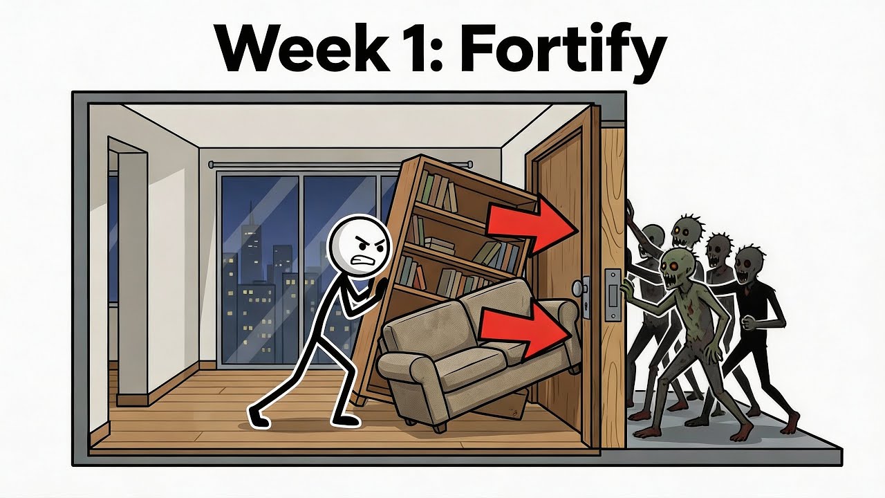Surviving Week 1 of the Zombie Apocalypse: The 