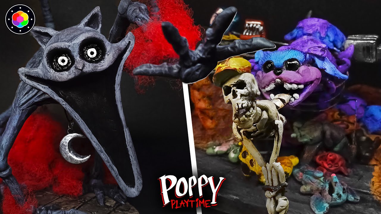 Como hacer a NIGHTMARE CATNAP y EL ALTAR del PROTOTIPO de  POPPY PLAYTIME 3 Clay | PlastiVerse