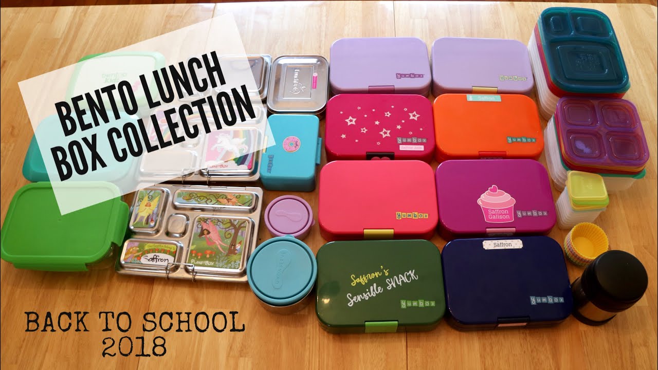 BENTO LUNCH BOX COLLECTION | Back to School 2018 | SarahMakesLunch