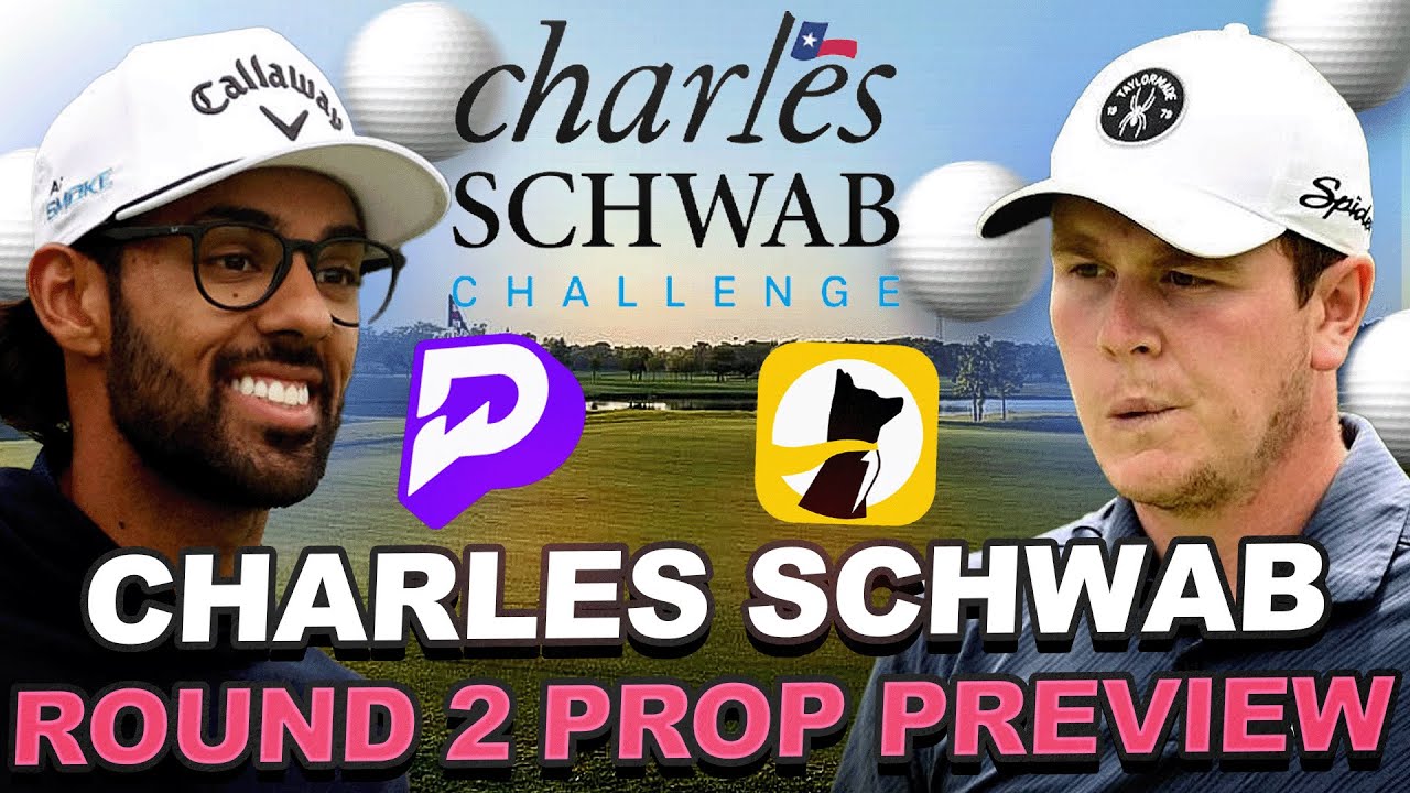 2025 Charles Schwab Challenge Round 2 Prop Preview : Weather, Averages, Prize Picks + Underdog Props