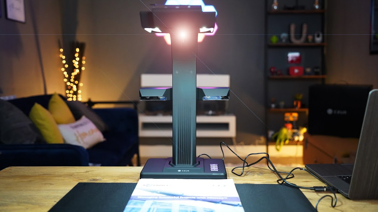 This Scans a 300 Page Book in 10mins! CZUR ET18 Pro Scanner Review!