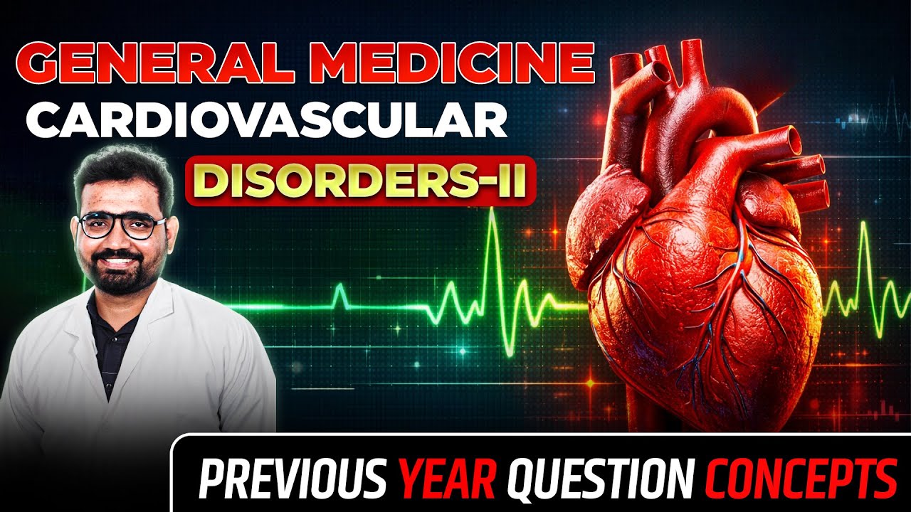 90 Days CRASH COURSE -GENERAL MEDICINE CVS-1-Dr.Vikram C #neet #previousyearquestions #physiology